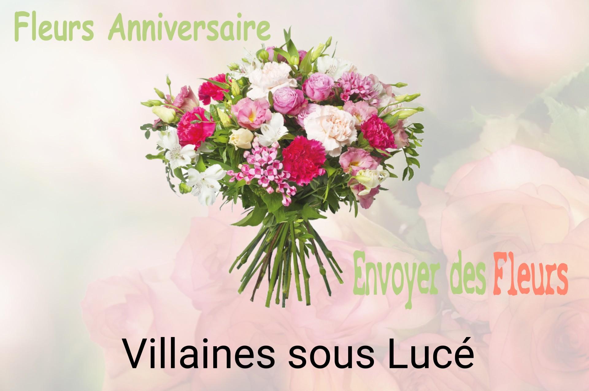 Bouquet de fleurs d’anniversaire livré à Villaines-sous-Lucé
